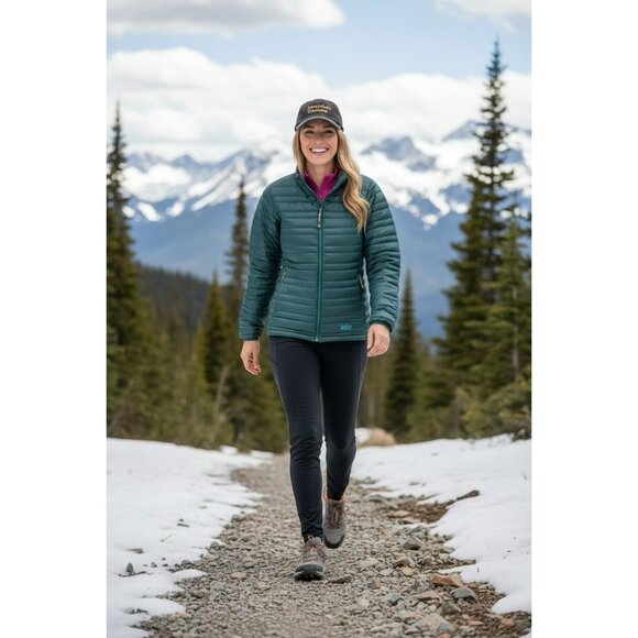 Stio Jackets & Blazers - $249 Stio PINION 800 Down Sweater Fullzip Women's Med Hillside Spruce Green